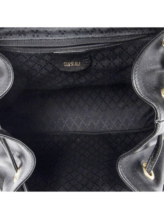 Gucci Rajibanbu Backpack Black Calfskin Leather main image 12